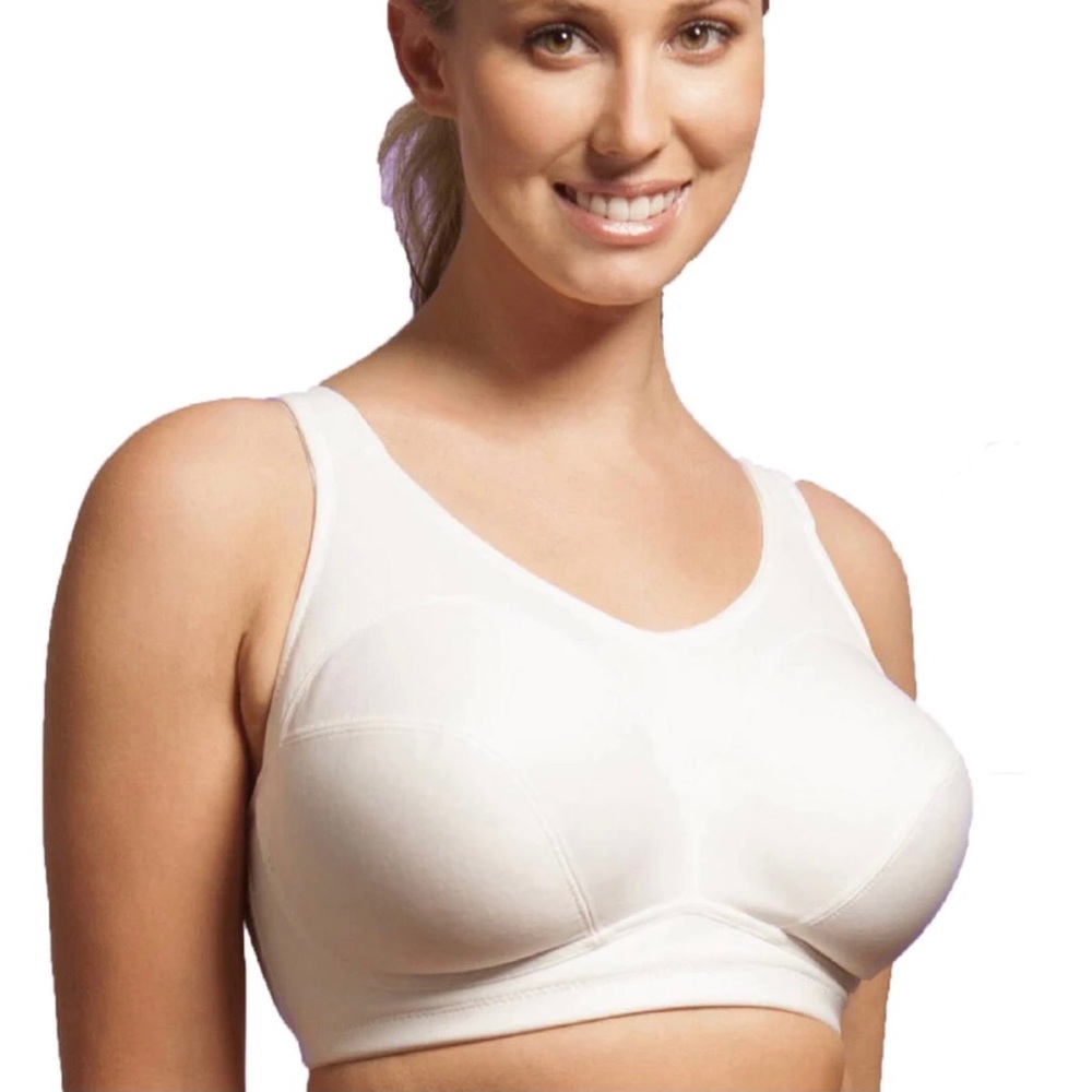 Lunaire Coolmax white underwire sports bra 40DDD